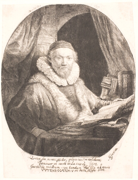 Rembrandt van Rijn, Jan Uytenbogaert, præst
