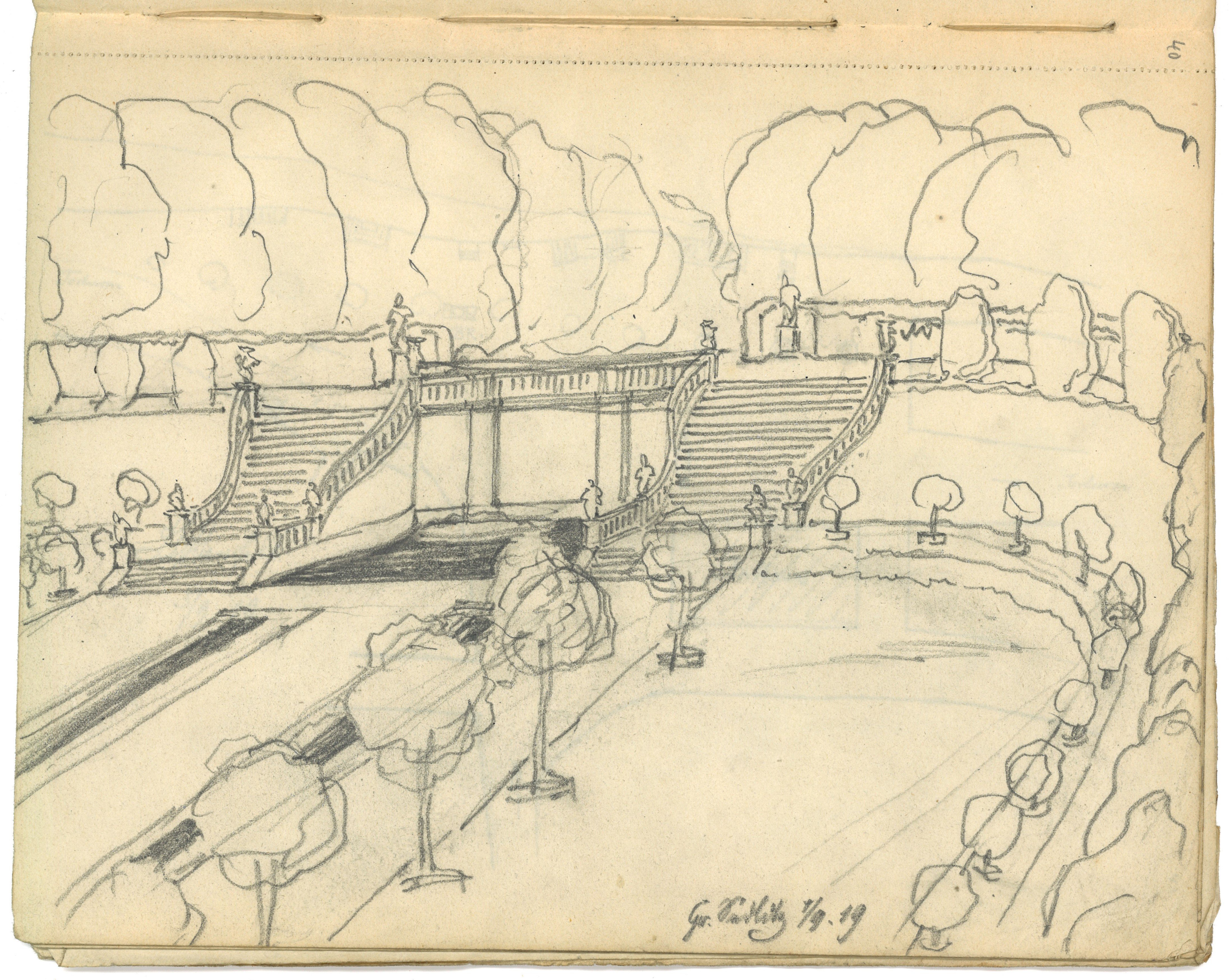 Otto Stiehl, Großsedlitz (Sachsen): Barockgarten