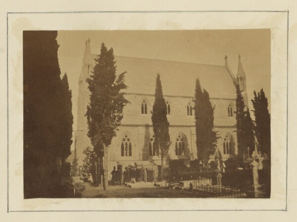 Unknown, [Church and yard]