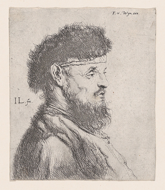 Jan Lievens, Bust of a Man with a Fur Cap