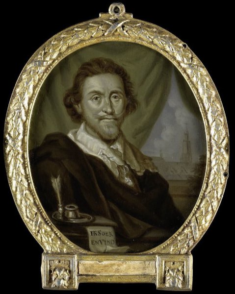 Arnoud van Halen, Portrait of Adriaen Pietersz van de Venne, Painter and Poet