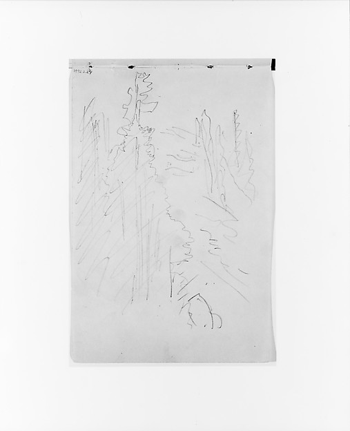 William Trost Richards, Landscape (from Sketchbook X)