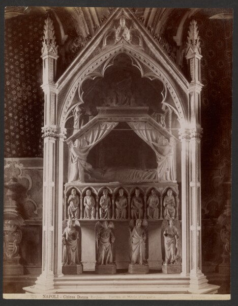 Giorgio Sommer, Naples, Church of Donna Regina, Tomb of Maria d'Ungaria
