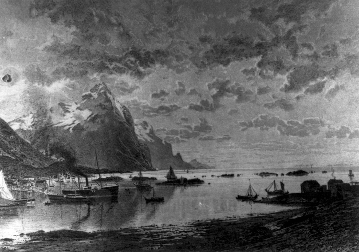 Anders Beer Wilse, Litografi