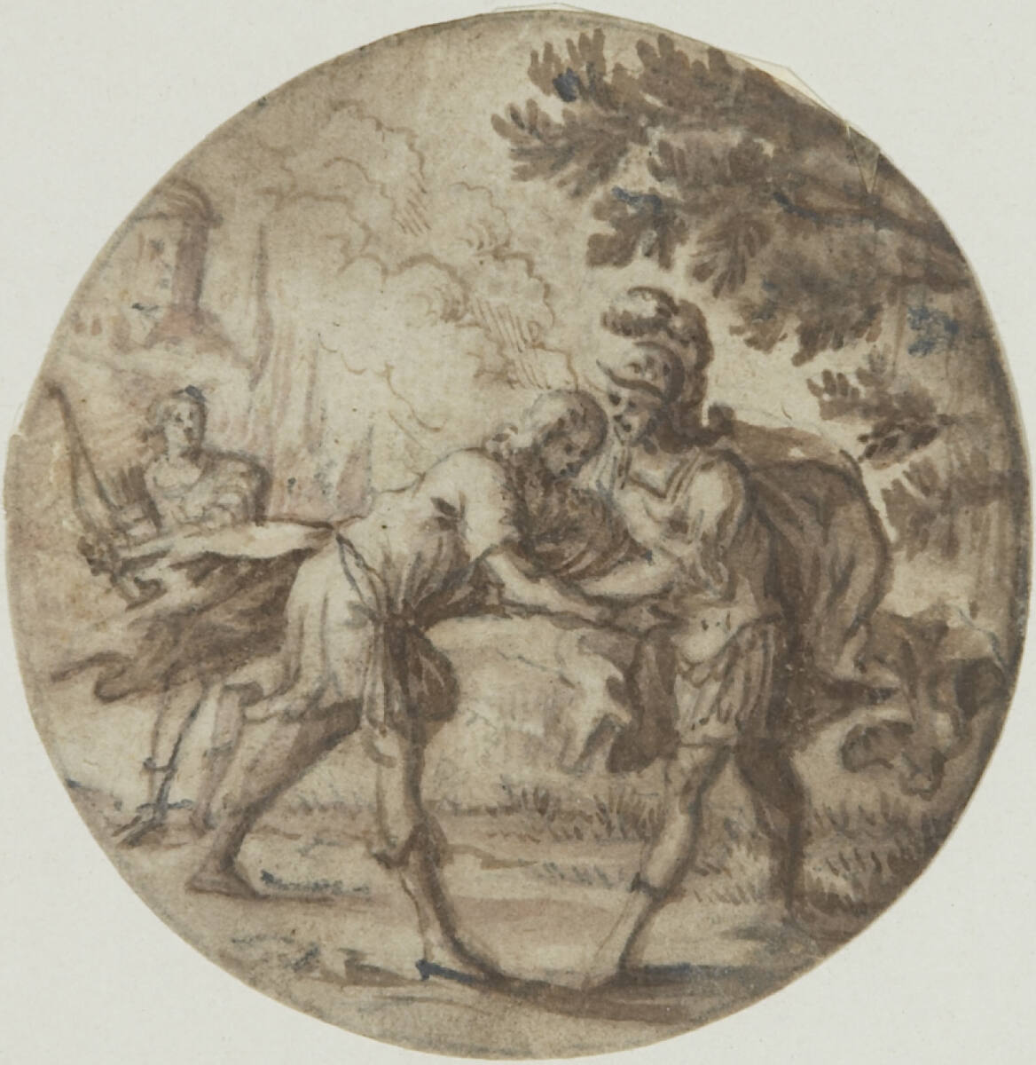 Anonym, David und Jonathan nach 1. Sam 20,41-42 (?)