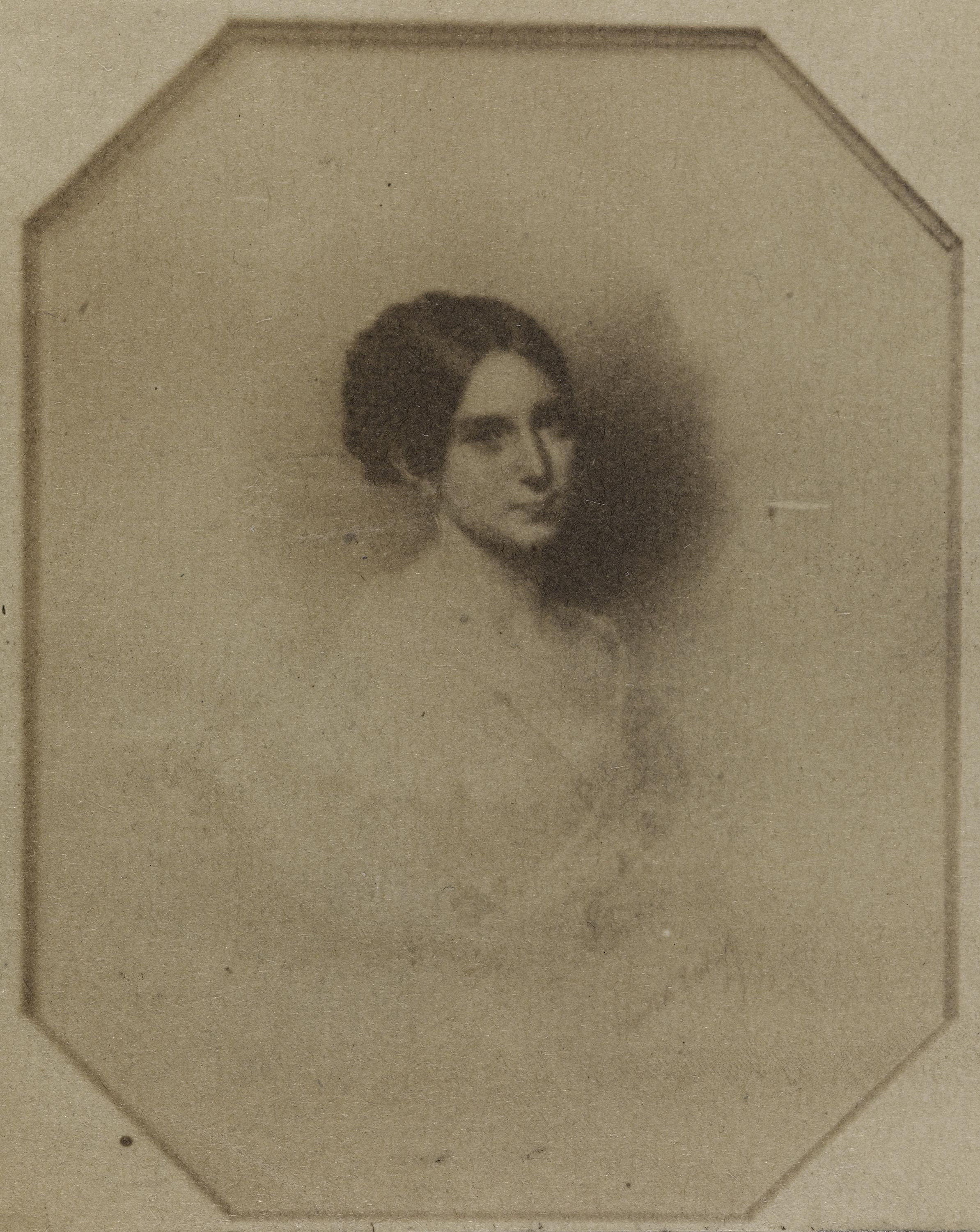 Auguste Vacquerie, Portrait de Léopoldine Hugo d'après un dessin d'Edouard Dubufe