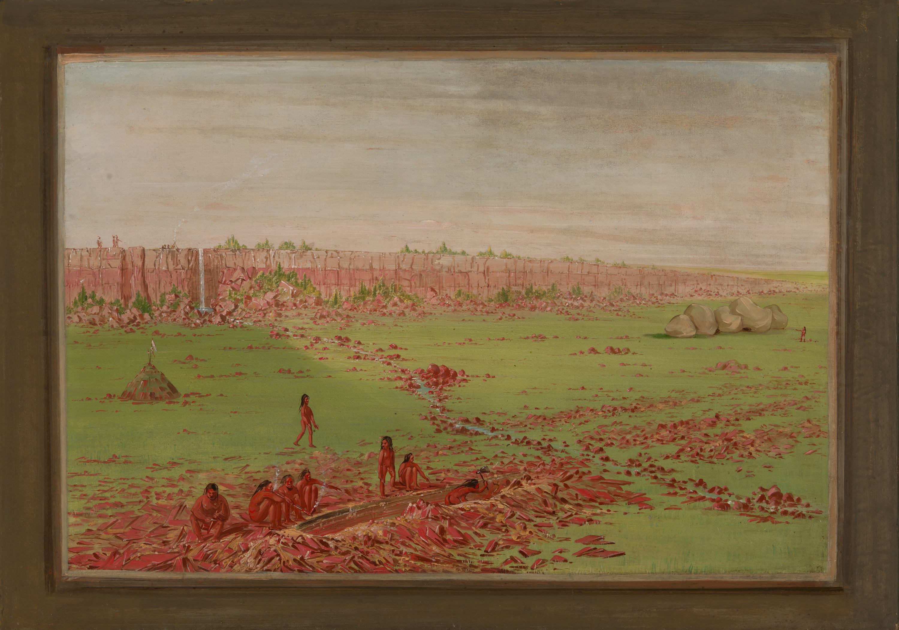 George Catlin, Pipestone Quarry on the Coteau des Prairies