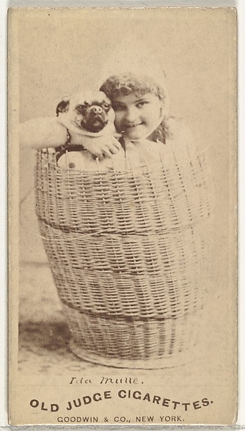 Goodwin & Company, Ida Mulle, from the Actors and Actresses series (N171) for Old Judge Cigarettes