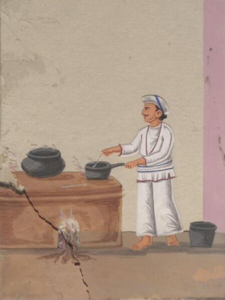 Unknown, One of seventeen paintings of occupations, especially domestic servants.