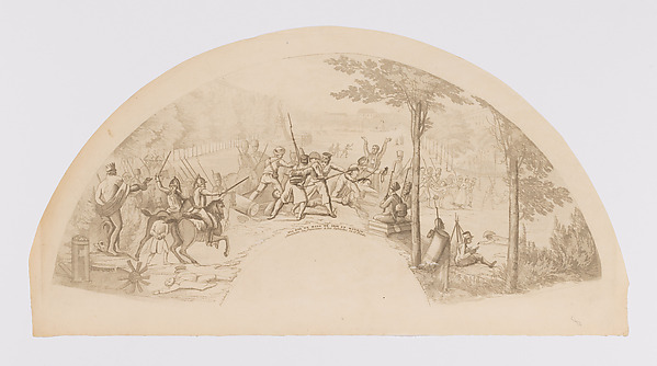 Anonymous, British, 19th century, The French Murder the Patriots in the Prado (Asesinan los franceses a los Patriotas en el Prado)