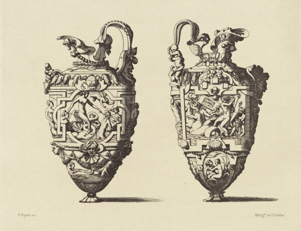 Édouard Baldus, [Design for a Vase by René Boyvin]