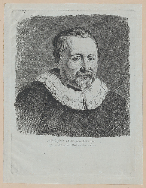Jean Jacques de Boissieu, Portrait, after Van Dyck