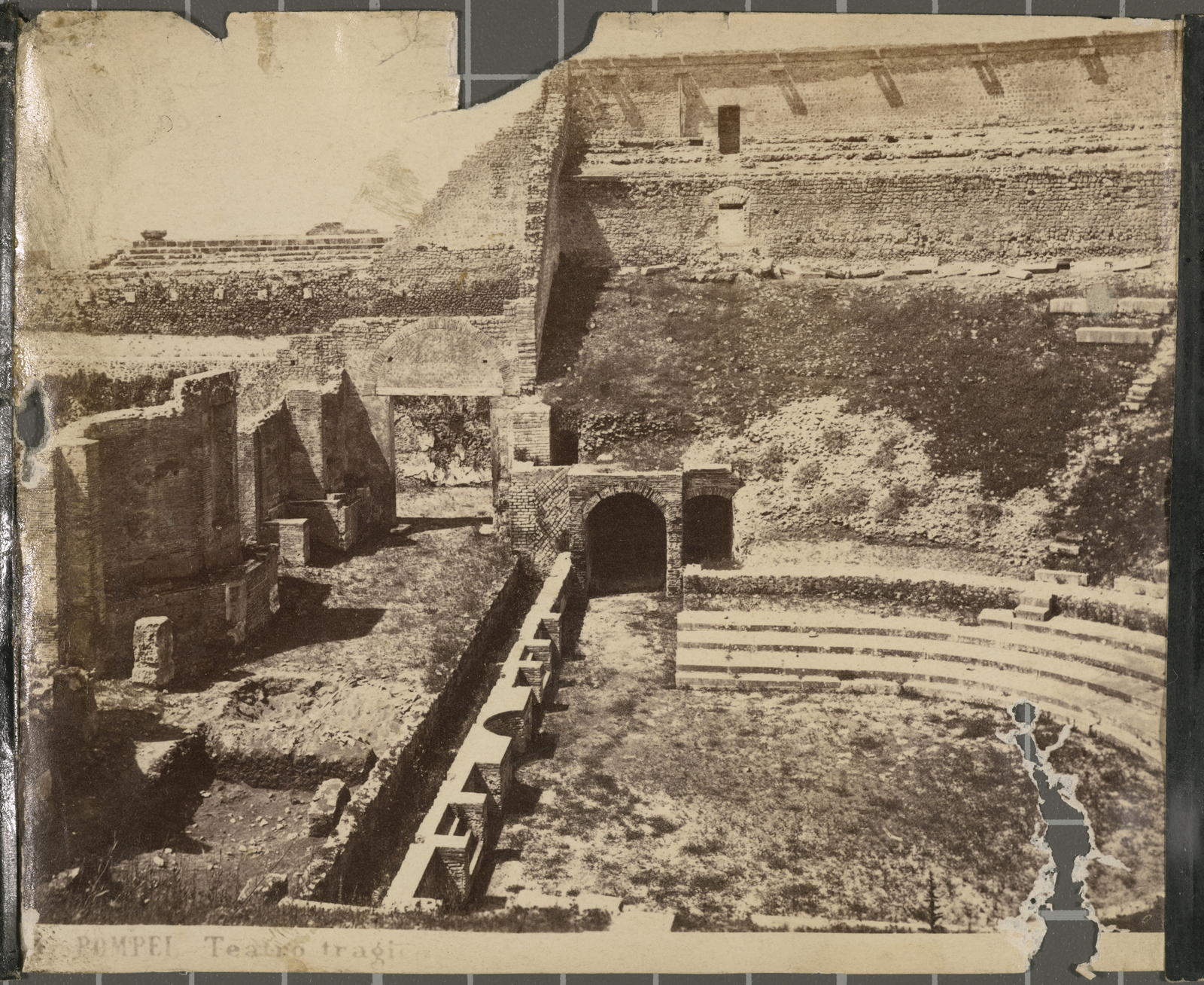 Desconegut, Pompei, teatro tragico