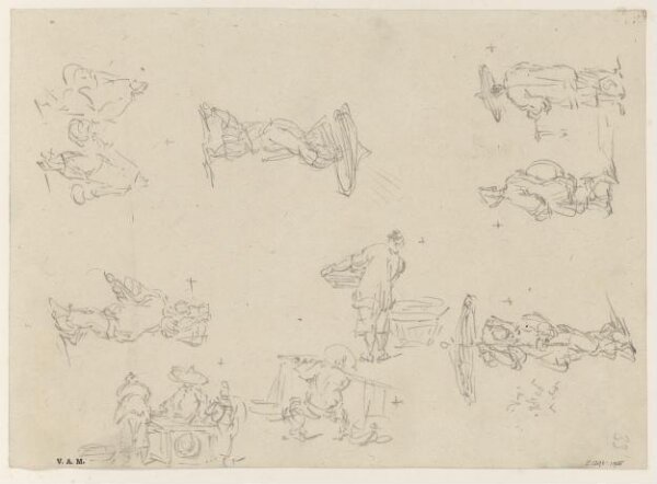 George Chinnery, Sketches of Chinese figures