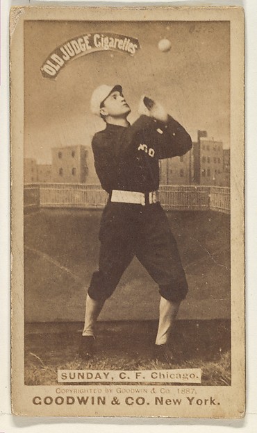 Goodwin & Company, Sunday, Center Field, Chicago, from the Old Judge series (N172) for Old Judge Cigarettes