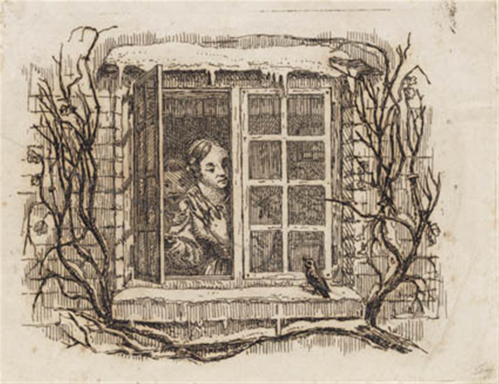 Martinus Rørbye, Illustration til "Halvhundrede Fabler for Børn" af Hey
