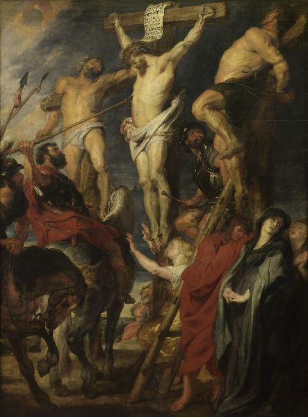 Anthony van Dyck, Christ on the Cross, 'Le coup de lance'