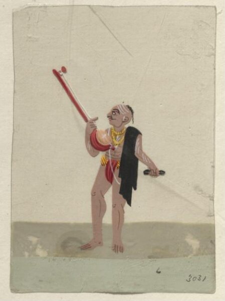 Unknown, Twelve drawings of unidentified ascetics and mendicants.