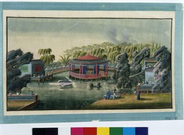 Unknown, Garden scene