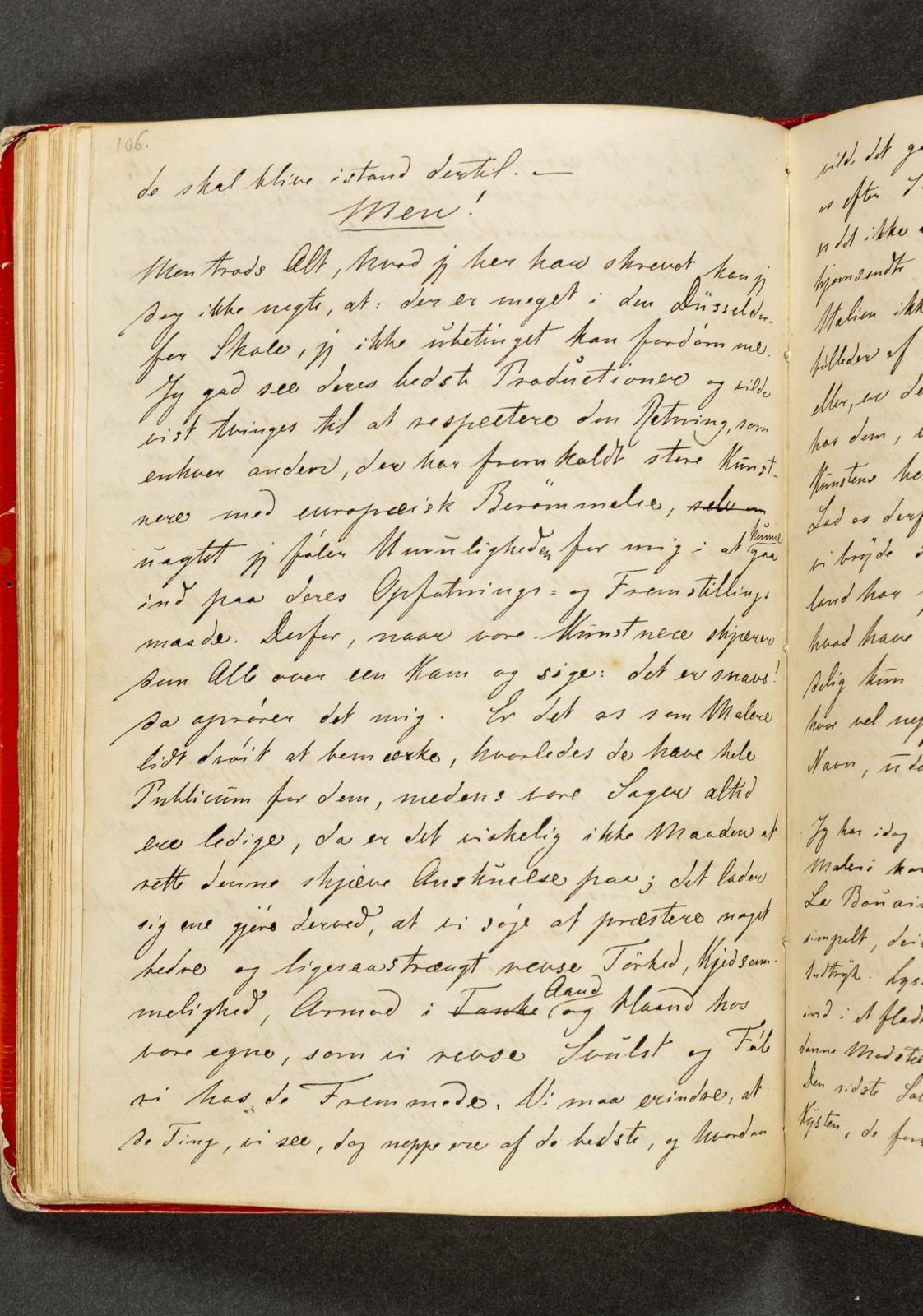 Johan Thomas Lundbye, Dagbog. Side 106