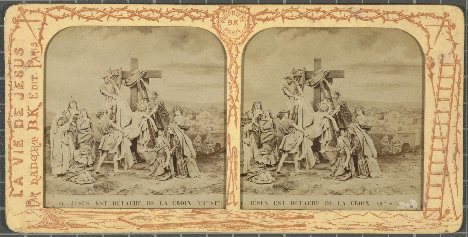 Desconegut, Jésus est detaché de la croix B.K. Editeur