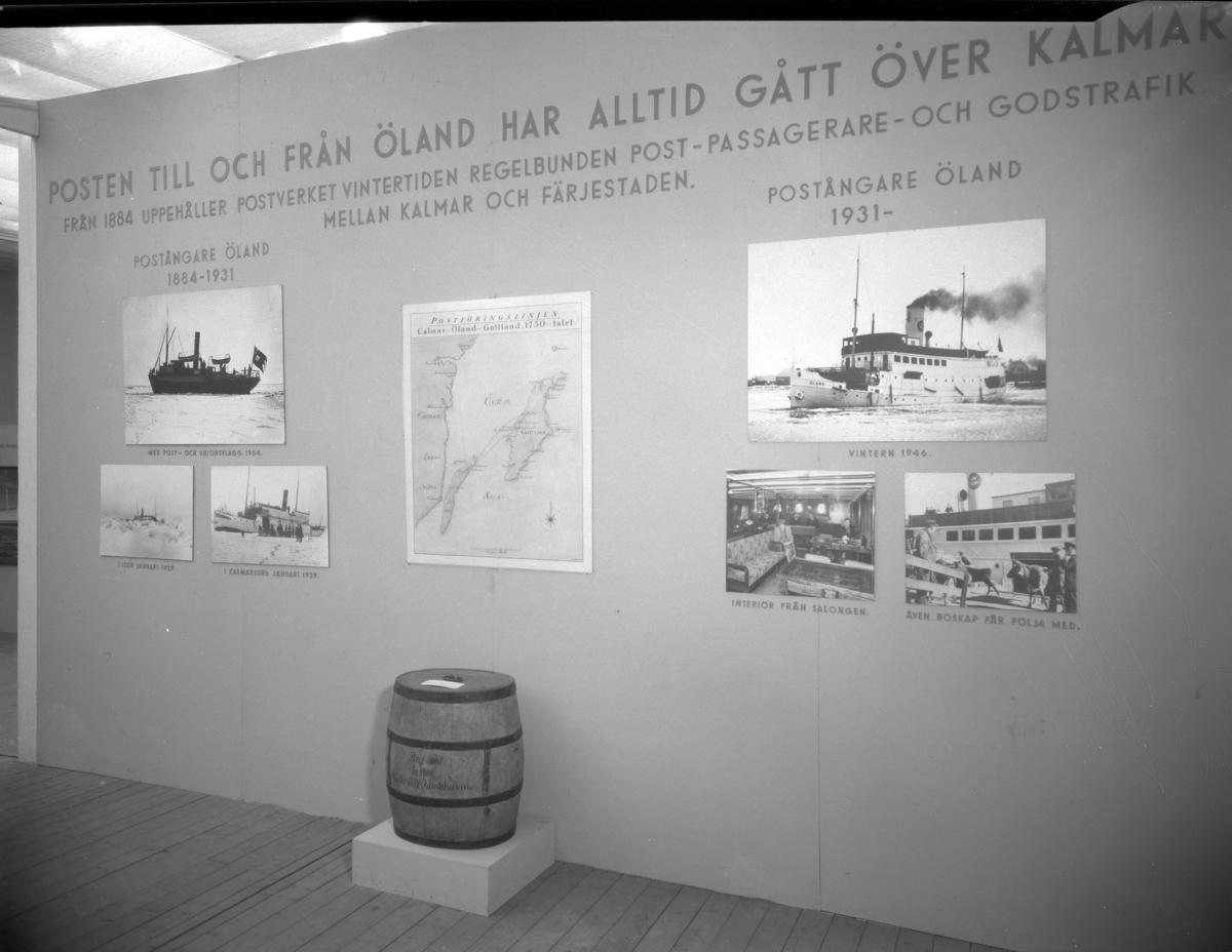 Unknown artist, Postångaren Öland. Industriutställningen på Rävspelet 1947.