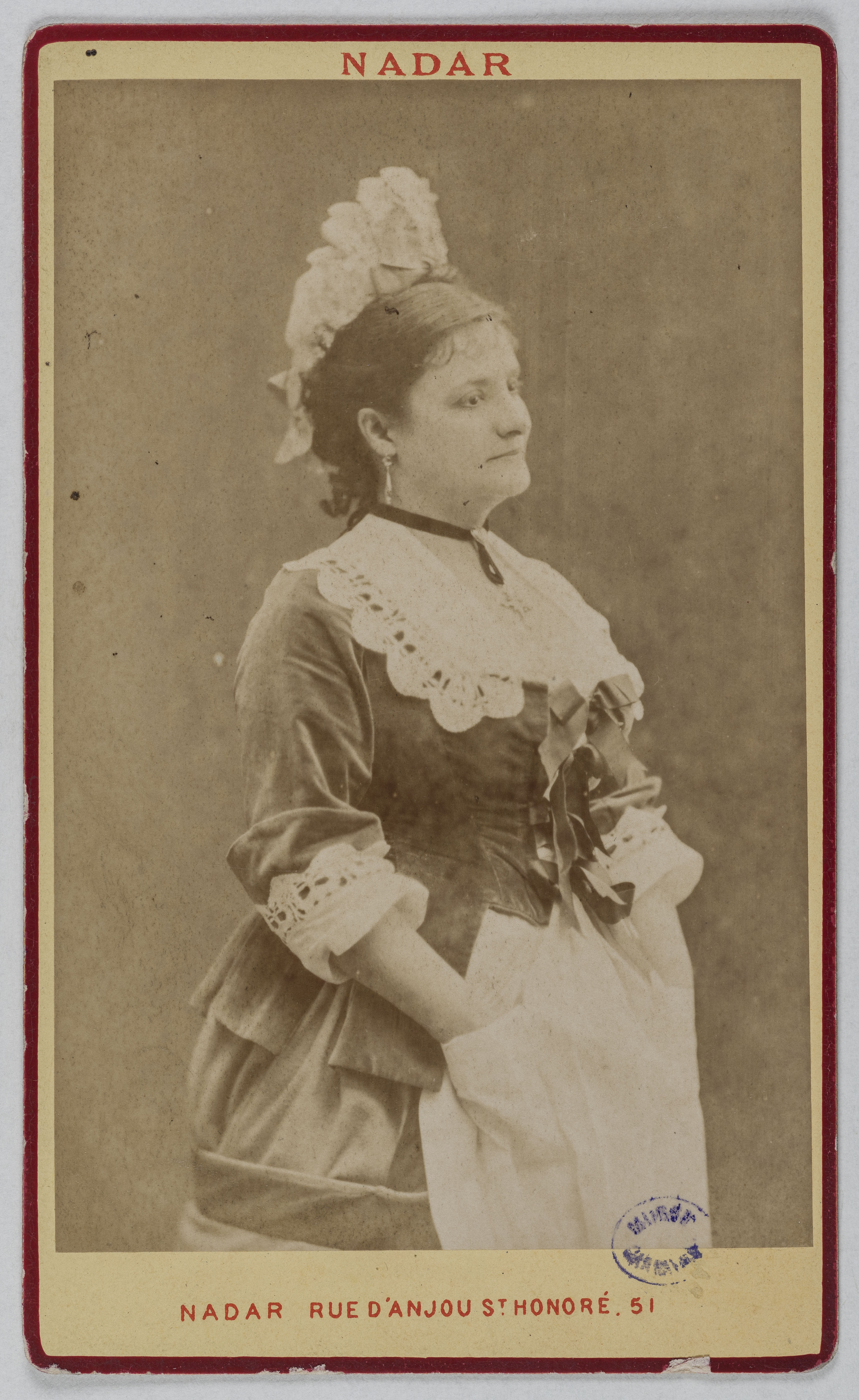 Atelier Nadar, Portrait de Félix Dinah ou Dinah-Félix (1836-1909) (sœur de Rachel, actrice)