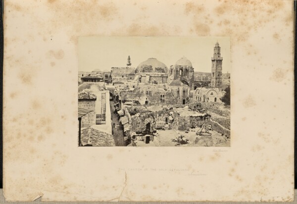 Francis Frith, The Church of the Holy Sepulchre, Jerusalem