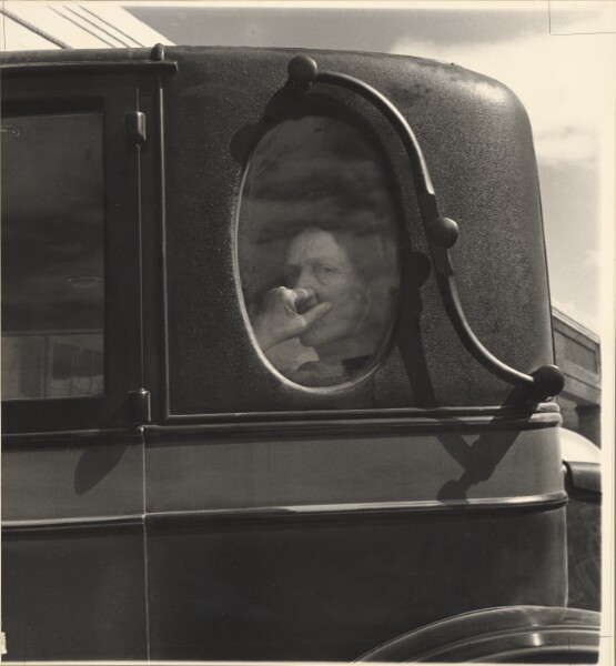 Dorothea Lange, Funeral Cortege, End of an Era in a Small Valley Town, California