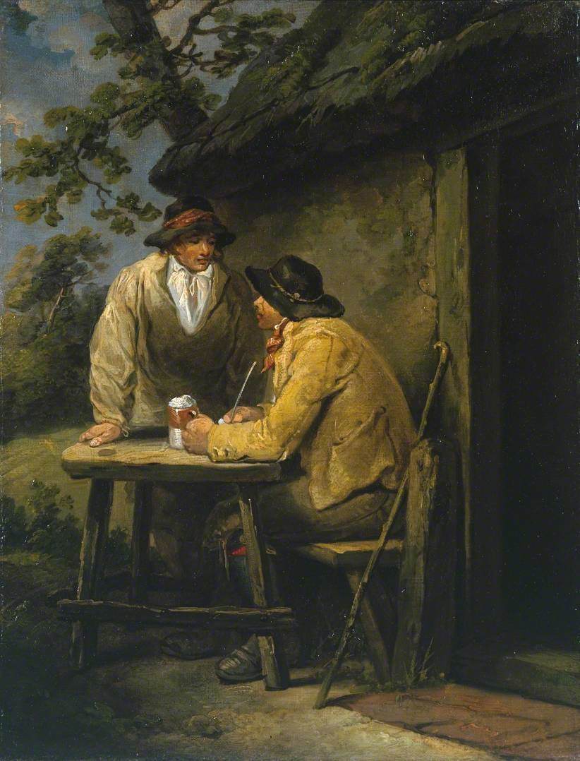 George Morland, Outside the Ale-House Door