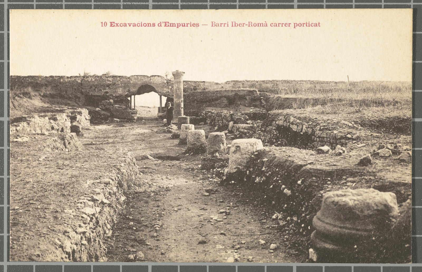 Josep Esquirol Pérez, 10 Empuries Excavations - Iber-Roman Quarter Porticated Street