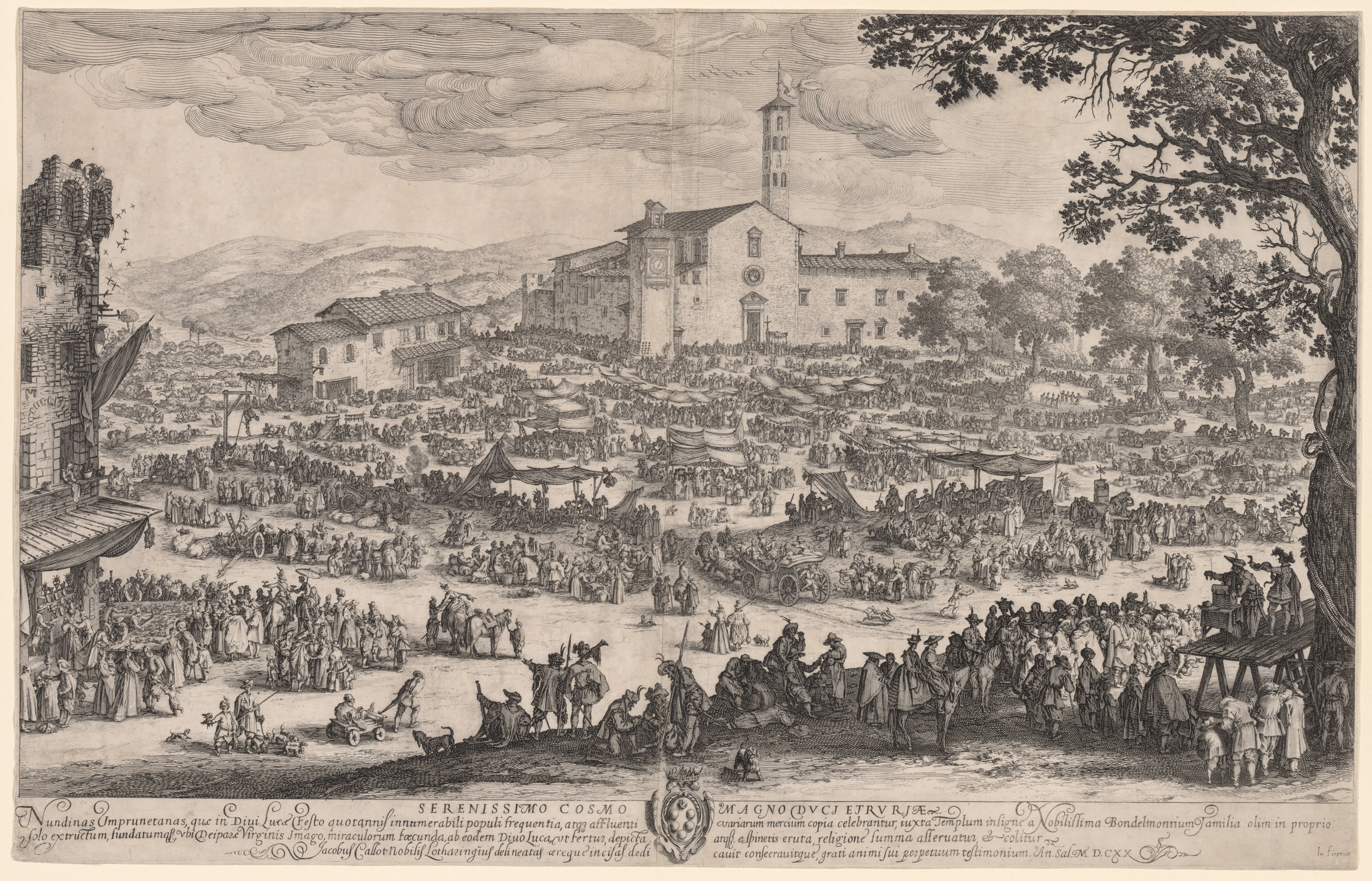Jacques Callot, The Fair at Impruneta