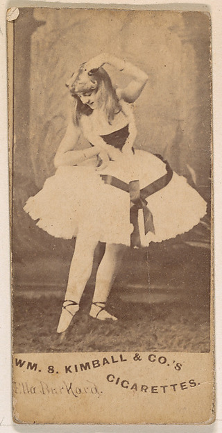 William S. Kimball & Company, Ella Barkard, from the Actresses series (N203) issued by Wm. S. Kimball & Co.