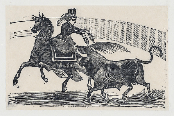 José Guadalupe Posada, The woman bull fighter