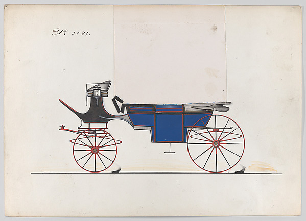 Brewster & Co., Design for Landau, No. 3181