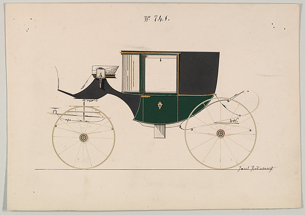 Brewster & Co., Design for Coupé, no. 741
