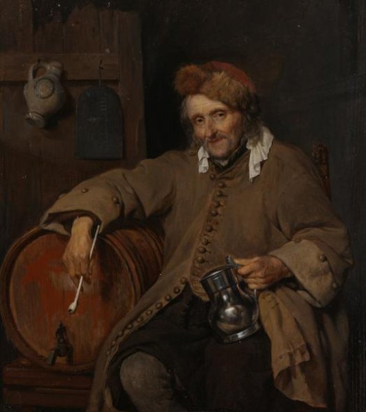 Gabriël Metsu, De oude drinker