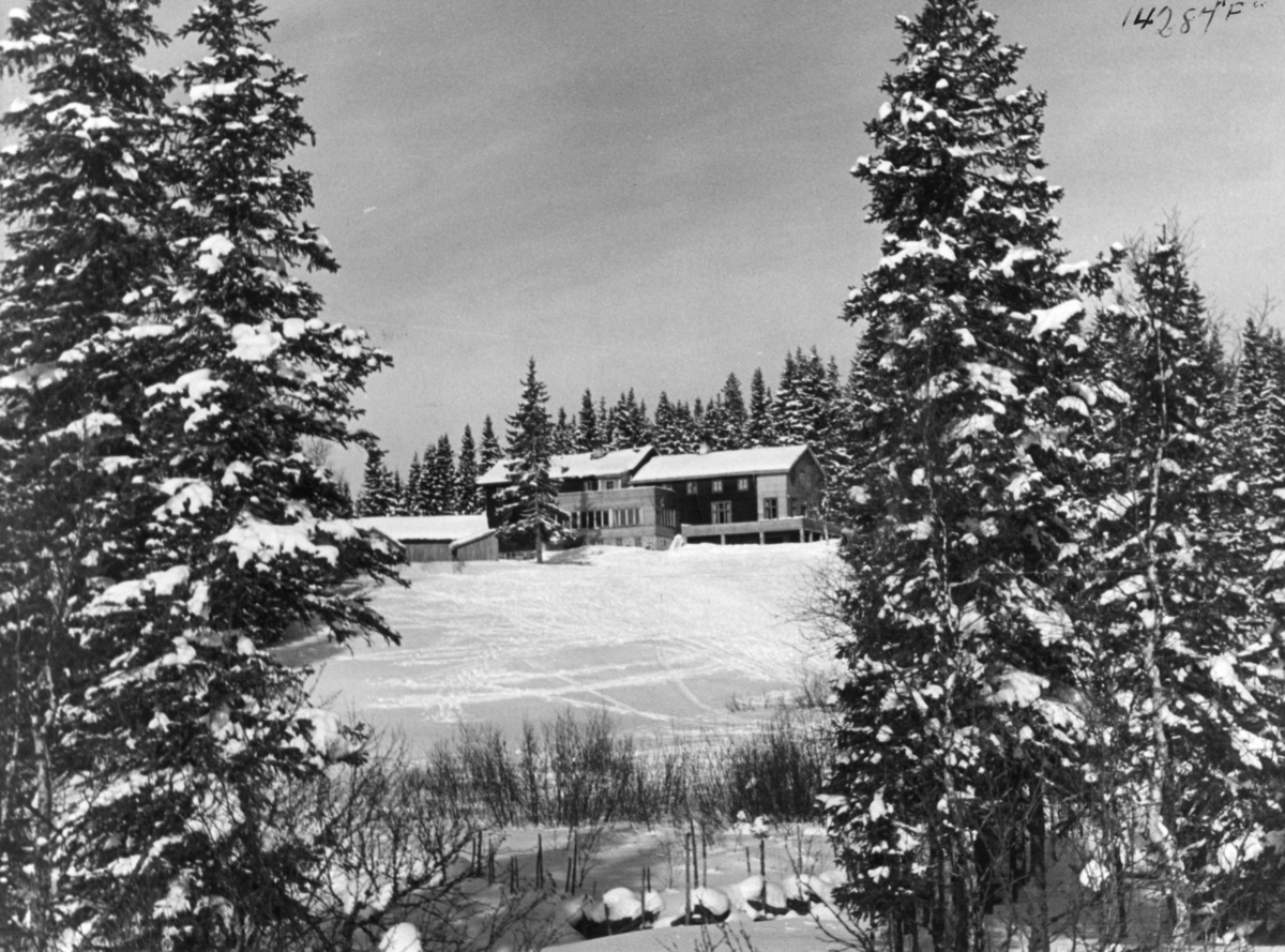 Anders Beer Wilse, Ringkollen Hotell, Vinter, Sno
