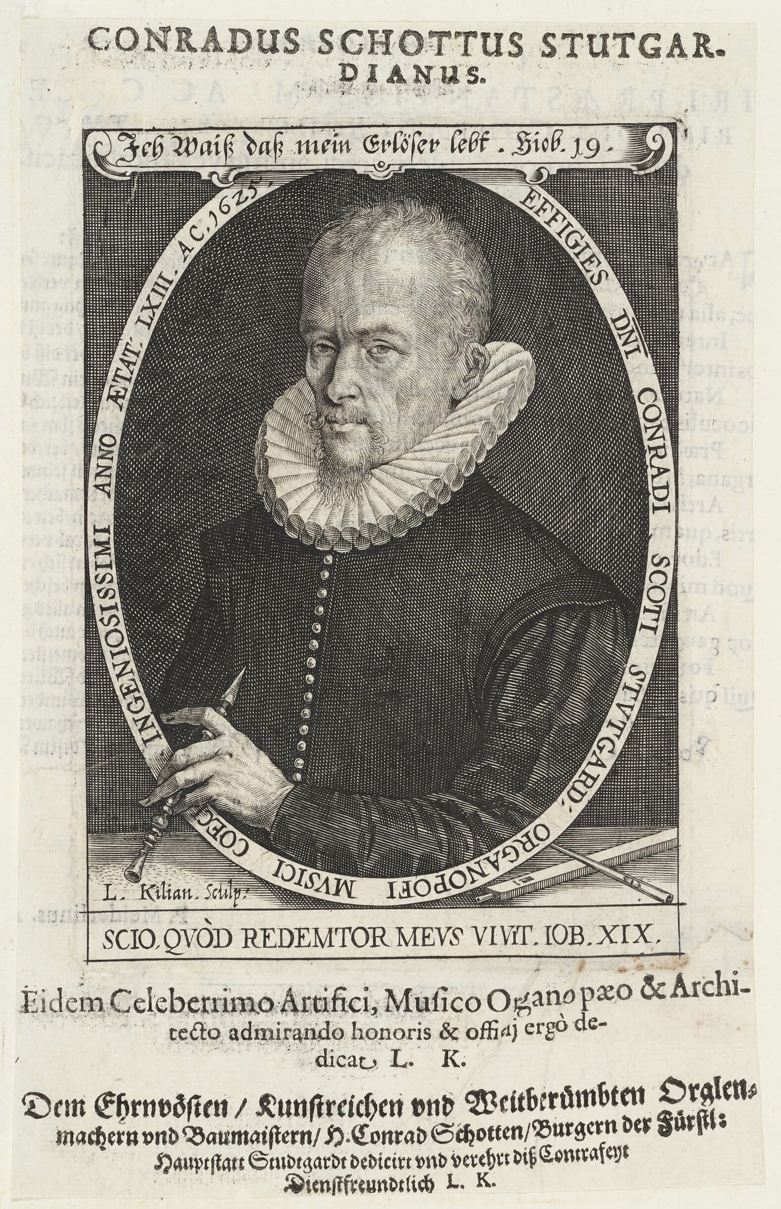 Lukas Kilian, Bildnis Conrad Schott