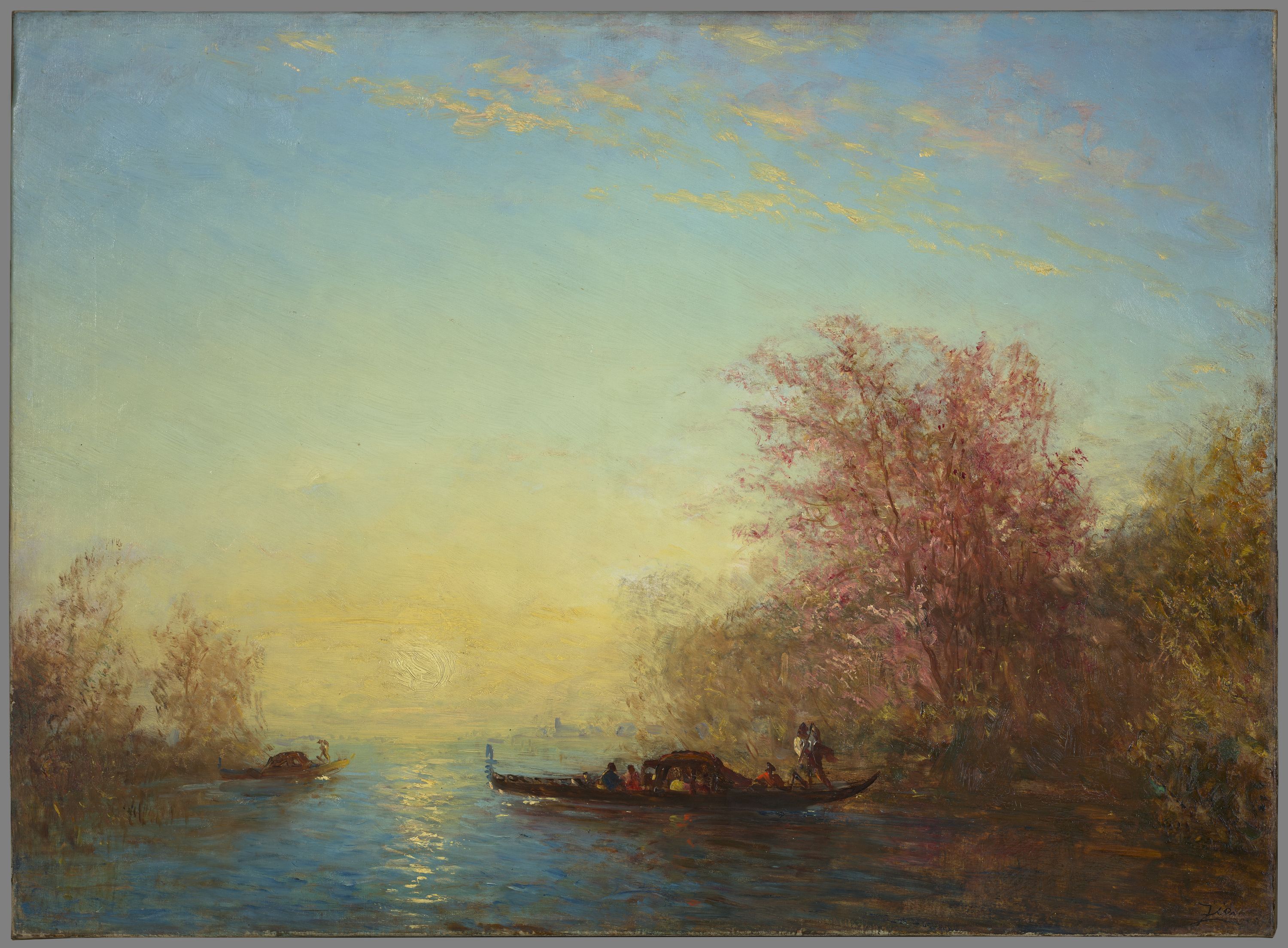 Félix Ziem, Fusine, environs de Venise