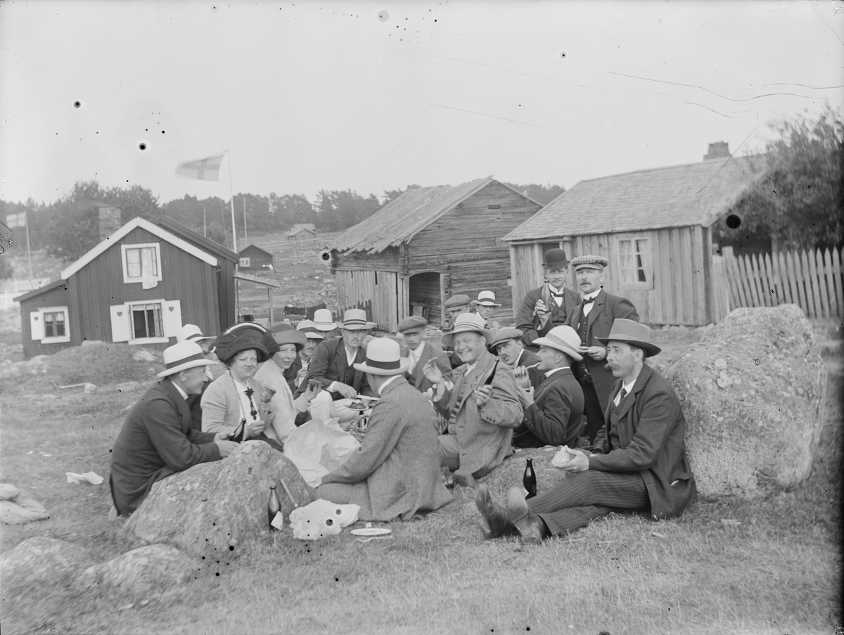 Josef Ärnström, Sällskap på picknick