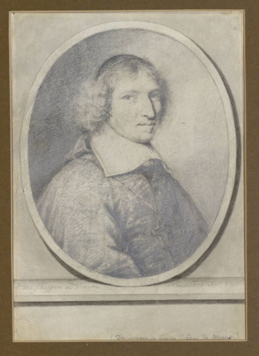 PietervanSchuppen, Bischof Dominique de Ligny (Brustbild im Oval)