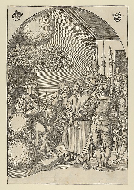 Lucas Cranach the Elder, Christ before Herod, from "The Passion"