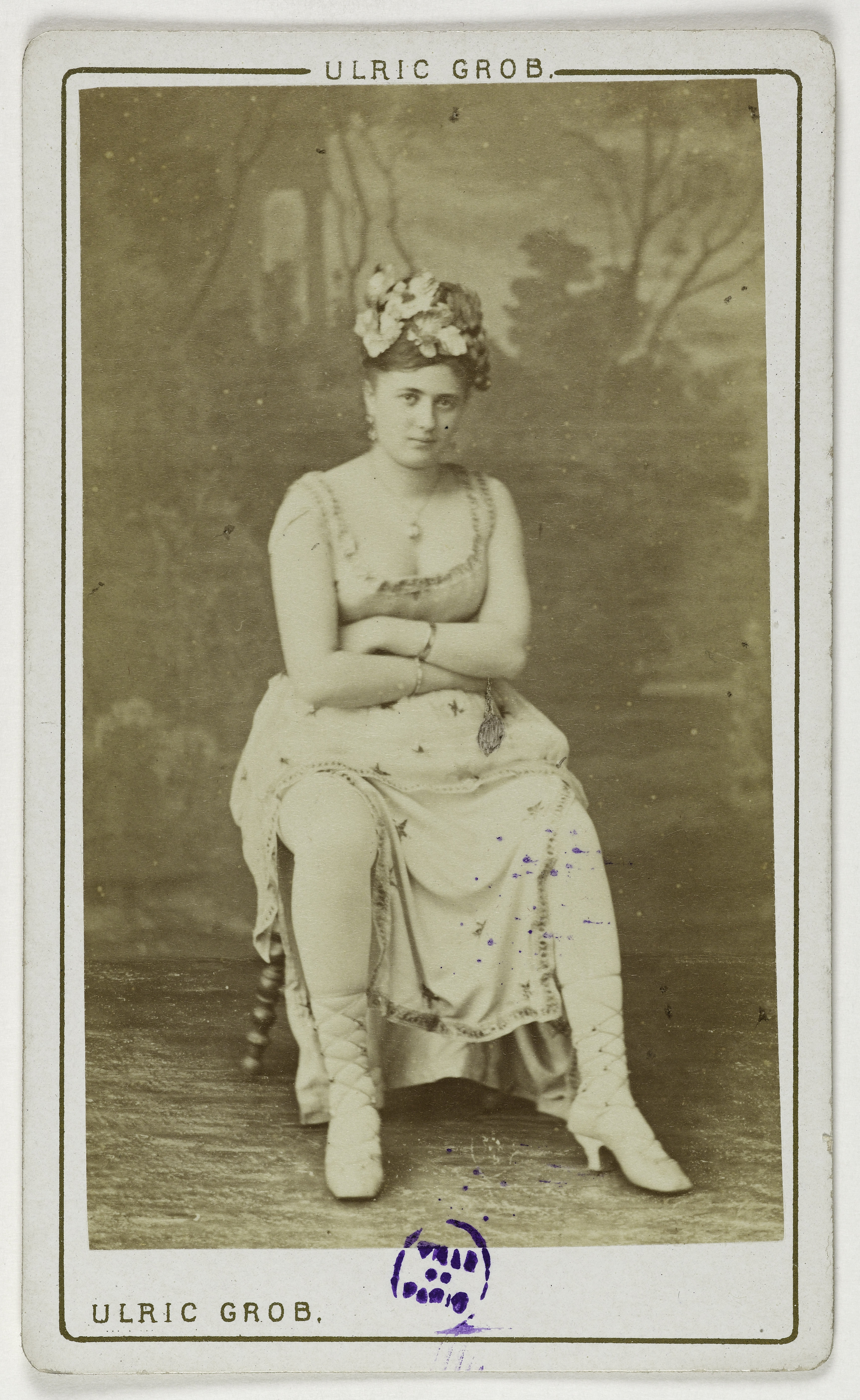 Ulric Grob, Portrait de Georgina, (actrice)