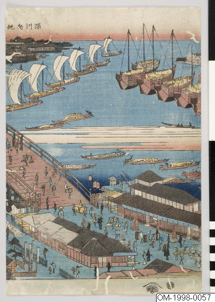 Ando (senare Utagawa Hiroshige) Hiroshige, Träsnitt, Bildkonst, Print, Woodcut, Woodblock