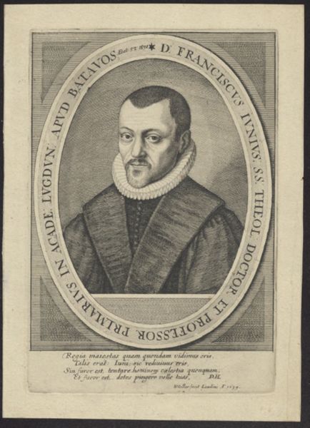 Wenzel Hollar, Portrait of Franciscus Junius, professor of Thology