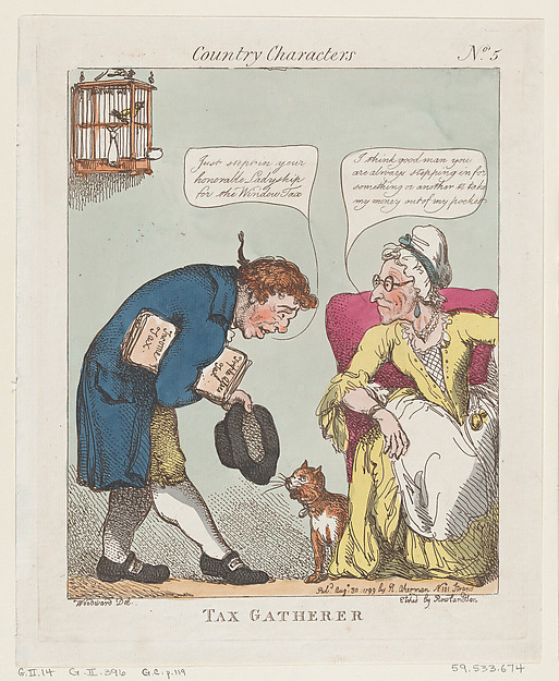 Thomas Rowlandson, Tax Gatherer