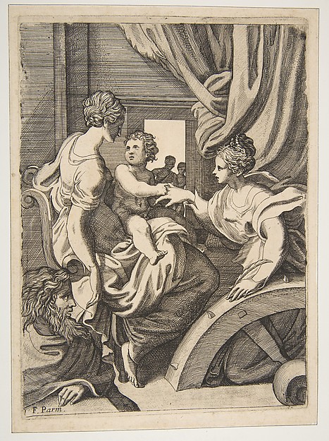 Anonymous, Italian, 16th century, The mystic marriage of Saint Catherine