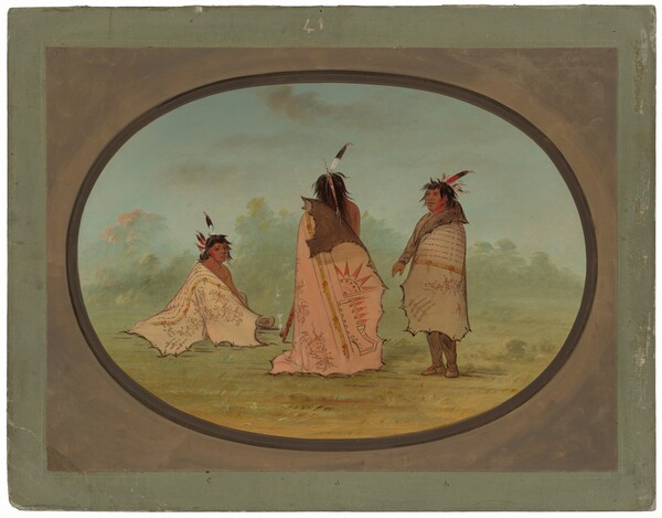 George Catlin, Three Blackfoot Men