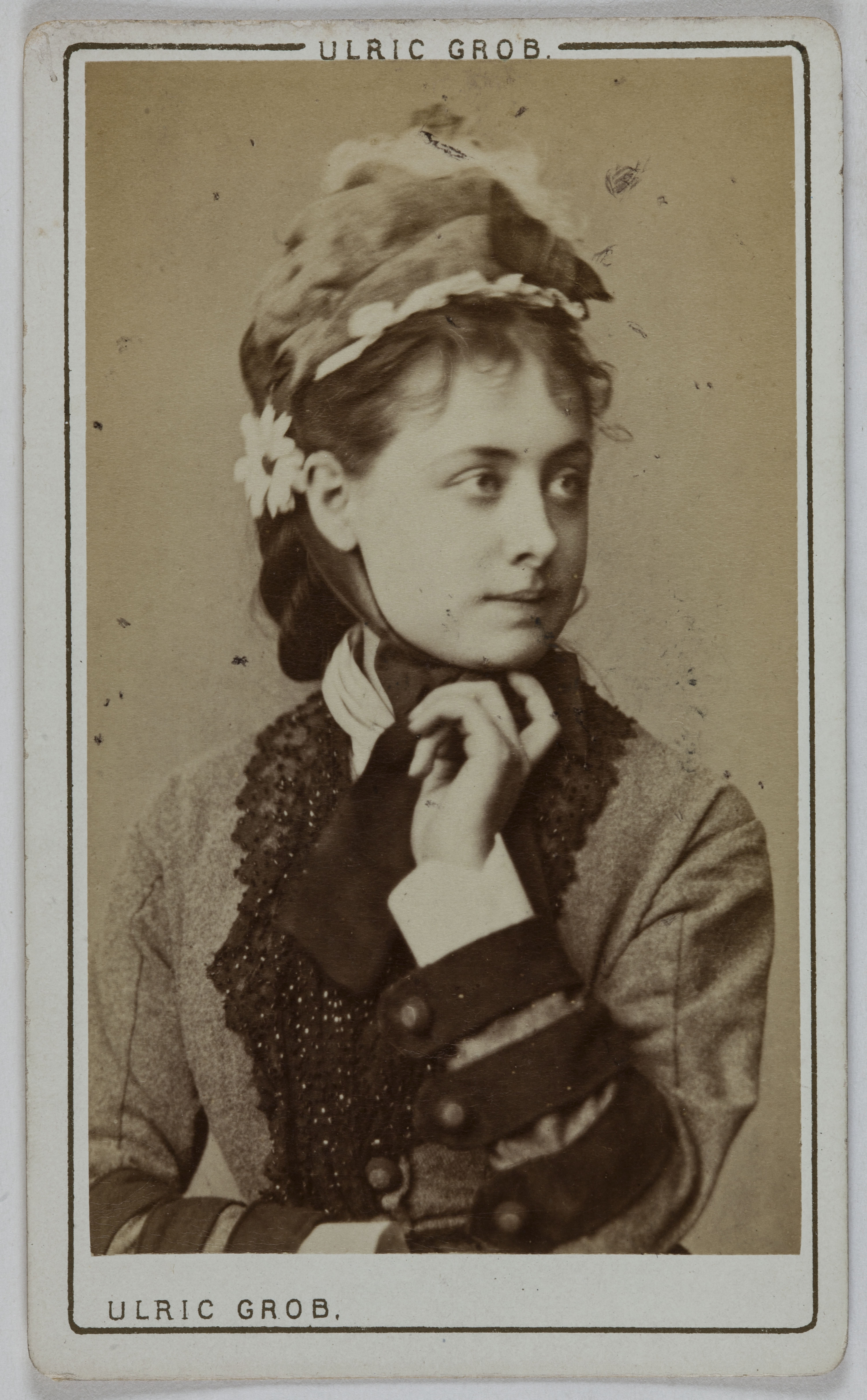 Ulric Grob, Portrait de Blanche Baretta (1855-1939), (actrice)